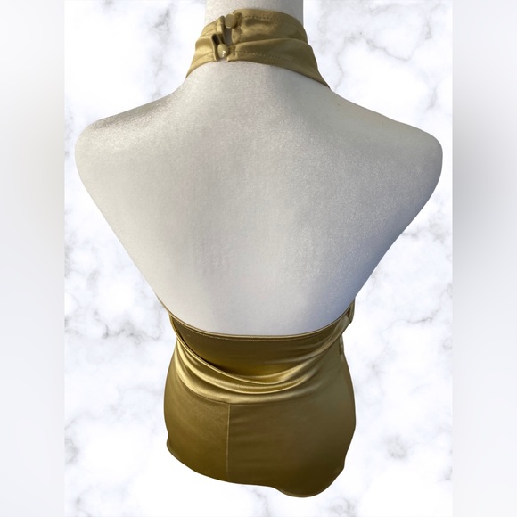 Gold Jumpsuit - Picture 3 of 4